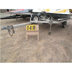 2004 Homemade aluminum trailer