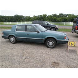 1992 Dodge Dynasty -Needs suspension work, exhaust work & new window motors on both front doors SN-1