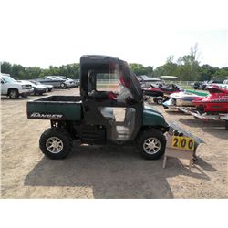 2008 Polaris Ranger 500 4x4 w/cab/winch/plow SN-4XARH50A082376615