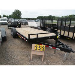 2014 Hull 18' car trailer -New SN-53MTH1826EB003488