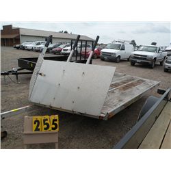 2001 Sledbed 2 plc trailer SN-unable to verify