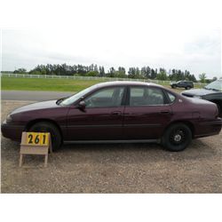 2004 Chev Impala SN-2G1WF55K749351007