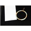 Image 2 : Jade 14K gold Bangle Bracelet