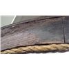 Image 2 : Round Wood Rope Twine Mirror