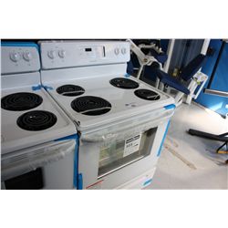 FRIGIDAIRE WHITE ELECTRIC COIL TOP OVEN