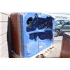 Image 1 : CALSPA COLEMAN SERIES BALTIC BLUE INTERIOR PREFERRED MAHOGANY 84"X64"X32" CABINET 34 STAINLESS