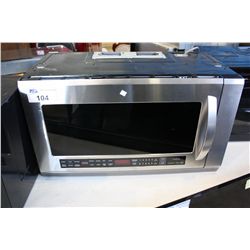 LG STAINLESS STEEL RANGE HOOD MICROWAVE OVEN