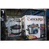 Image 1 : 2 ELECTRIC CROCK POT SLOW COOKERS