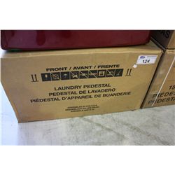 RED 15" LAUNDRY PEDESTAL