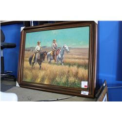 FRAMED 2 COWBOY ARTWORK