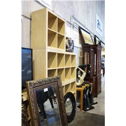 LARGE MAPLE MULTI-SECTION WALL UNIT