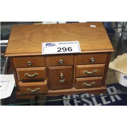 MUSICAL JEWELLERY CHEST FILLED WITH JEWELLERY - SOME SILVER