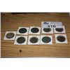 Image 1 : COLLECTION OF 9 AMERICAN $1 AND 50CENT PIECES