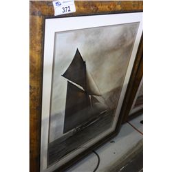 FRAMED SHIP PRINT