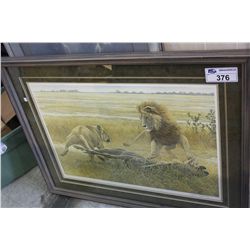 FRAMED ROBERT BATEMAN LIMITED EDITION PRINT 272/950