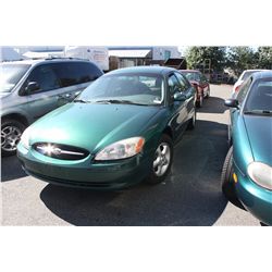 2000 FORD TAURUS SE 4DR VIN# 1FAFP53U2YG127312