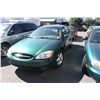 Image 1 : 2000 FORD TAURUS SE 4DR VIN# 1FAFP53U2YG127312