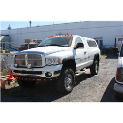 2003 DODGE RAM 2500ST PICKUP VIN# 3D7KU26D63G737874MS