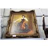 Image 1 : BEAUTIFUL FRAMED OIL PAINTING - LADY PLAYING CHELLO