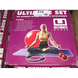 LOT OF 3 ULTIMATE YOGA PILATES SETS