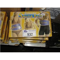 LOT OF 4 SAUNA BELTS