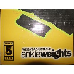 LOT OF 2 5LBS ANKLE WEIGHT SETS