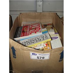 BOX OF TRAINING BOOKS