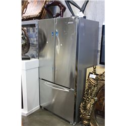 BRAND NEW KITCHENAID 3DOOR FRIDGE - HAS SOME PHYSICAL DAMAGE, NO CORD, *AS IS*