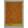 Image 1 : Keith Haring, Red & Yellow Bunny, Serigraph