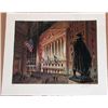 Kamil Kubik, Wall Street at Night, Signed Serigraph