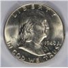 Image 2 : 1948 FRANKLIN HALF DOLLAR, PCGS MS-64 FBL