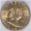 Image 2 : 1951-D FRANKLIN HALF DOLLAR, PCGS MS-64 FBL