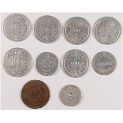 (10) MISC STORE TOKENS (NEAT DEAL)