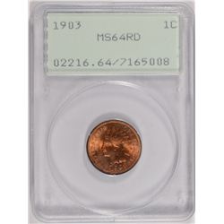 1903 INDIAN HEAD CENT PCGS MS-64 RD