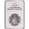 Image 1 : 1890 PROOF SEATED HALF DOLLAR NGC PF-65 CAMEO