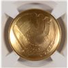 Image 2 : 2014 NATIONAL BASEBALL HALL OF FAME  $5.00 GOLD COMMEMORATIVE, NGC GRADED MS-69!