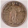 Image 1 : 1918-S STANDING LIBERTY QUARTER, VF+  NICE
