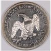 Image 2 : 1864 SEATED HALF DOLLAR, MS-62, CIVIL WAR YEAR, VERY RARE DATE!