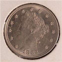 1883 N/C V-NICKEL MS-64