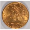 Image 2 : 1901-S $5 GOLD LIBERTY PCGS MS-61 OGH