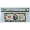 Image 1 : 1928 $2 US NOTE PMG 63 EPQ