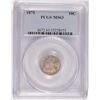 Image 1 : 1875 SEATED DIME PCGS MS-63  BEAUTIFUL!
