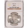 Image 1 : 1890-S MORGAN SILVER DOLLAR, NGC MS-63 WHITE!