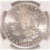 Image 2 : 1890-S MORGAN SILVER DOLLAR, NGC MS-63 WHITE!