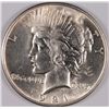 Image 1 : 1921 PEACE SILVER DOLLAR, MS-64  WHITE AND NICE!!
