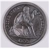 Image 1 : 1877 SEATED DIME, PROOF-66, REALLY BEAUTIFUL COLORS! BEAUTIFUL TYPE COIN!