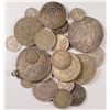 Image 1 : LOT OF  ( 23 ) FOREIGN SILVER COINS , MANY LARGE COINS INCLUDED