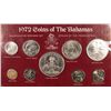 Image 1 : 1972 BAHAMAS PROOF SET WITH ( 4 ) SILVER COINS,  SCARCE SET!