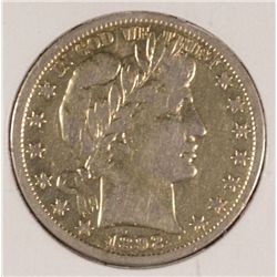 1892-S BARBER HALF DOLLAR XF-45