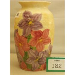 Radford handpainted vase, 10" high…